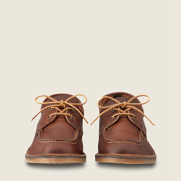 Oxford Herre - Red Wing Weekender Camp Moc -R Rough & Tough Læder - Brune - YFPLST-807